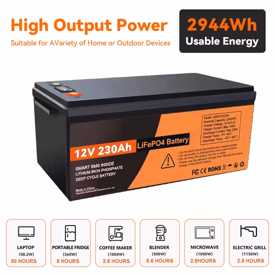 Elite Green Energy Battery LiFePO4 Battery 12V 200ah Li-ion Battery Pack for Energy Storage System