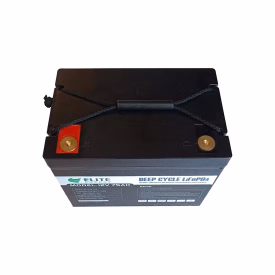 Elite Deep Cycle Lithium Battery 12V 75ah LiFePO4 Battery Green Energy Battery RV/EV Battery